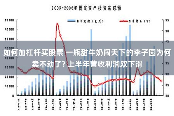 如何加杠杆买股票 一瓶甜牛奶闯天下的李子园为何卖不动了? 上半年营收利润双下滑